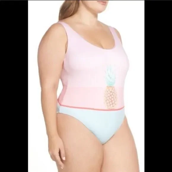 •the Bikini Lab•Pineapple Swimsuit - Picture 2 of 5
